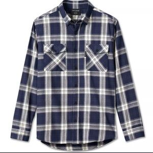 Harley-Davidson Navy Plaid Men's Shirt Sz M